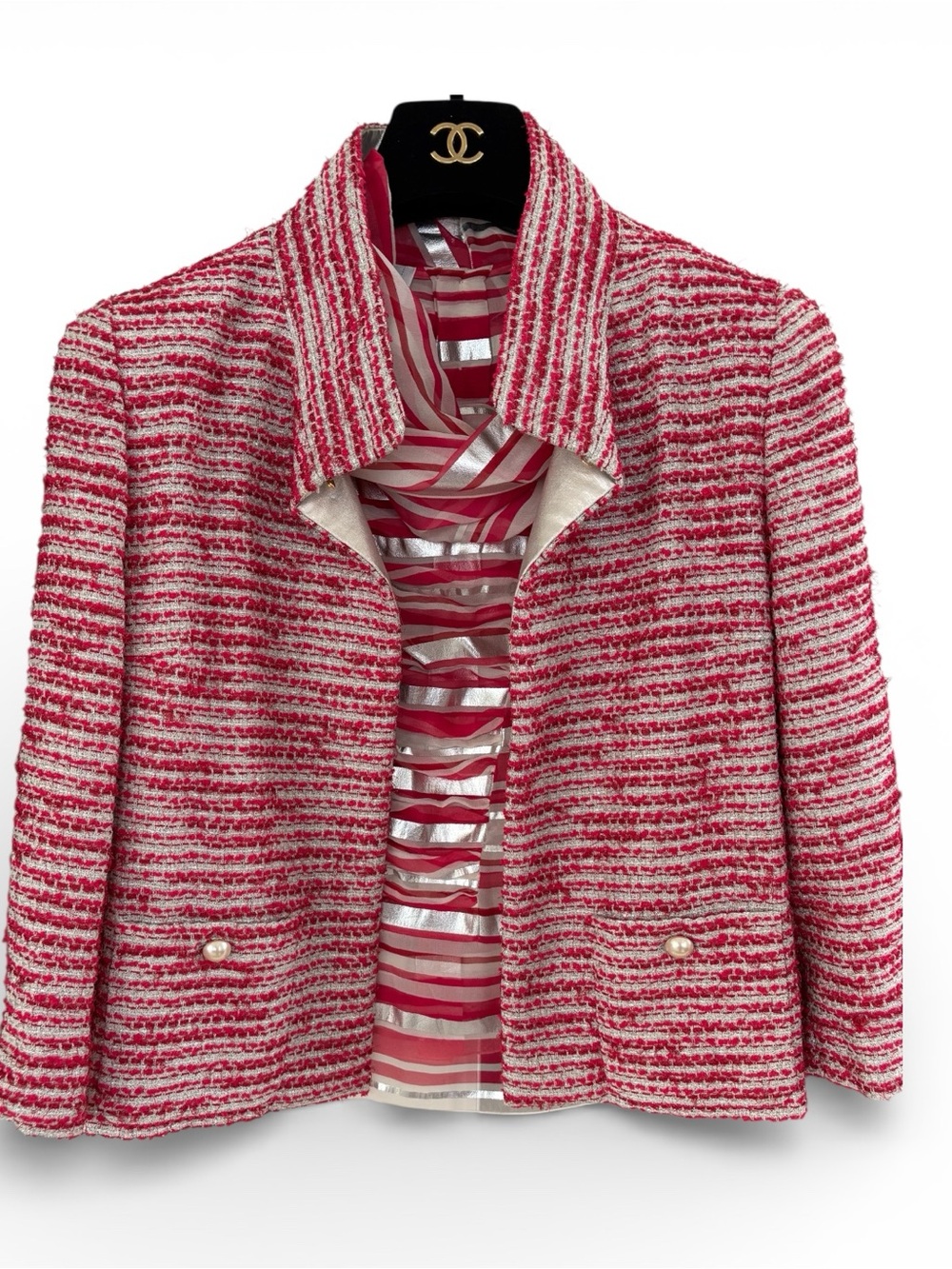 Vintage Chanel Spring 2001 (01P) Runway Tweed Jacket